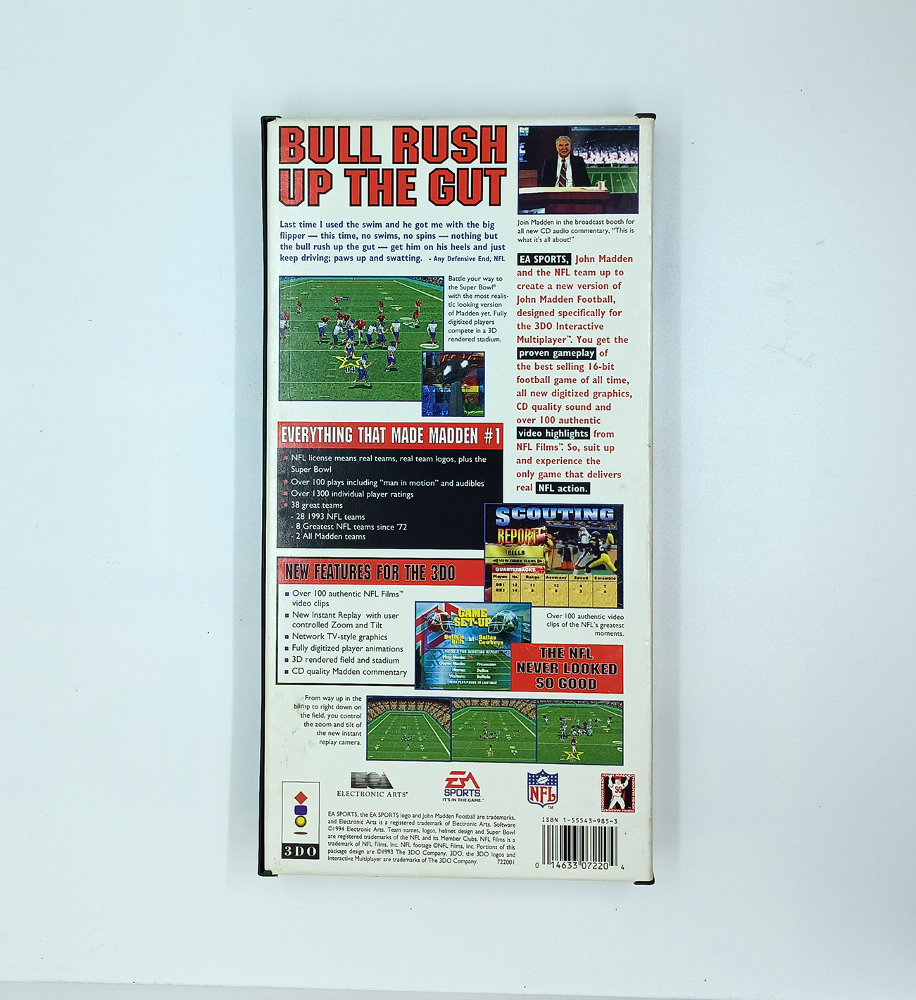 John Madden Football - 3DO Interactive Multiplayer [Pre-Owned] – J&L Video  Games New York City