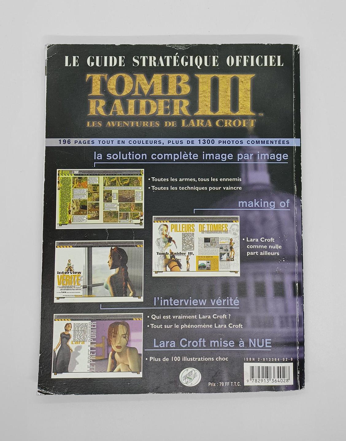 Guide Stratégique : Tomb Raider III - Exclu web – Matos and Games