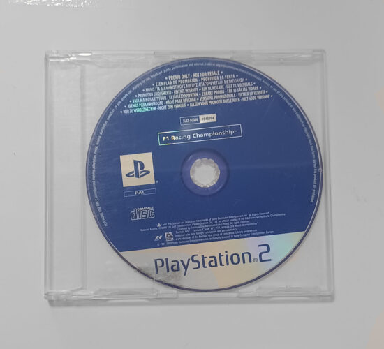 f1 racing ps2 playstation 2 version promotionelle