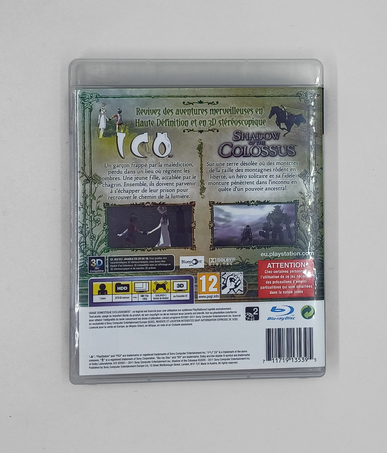 PS3 - ICO & Shadow of the Colossus Classics HD 