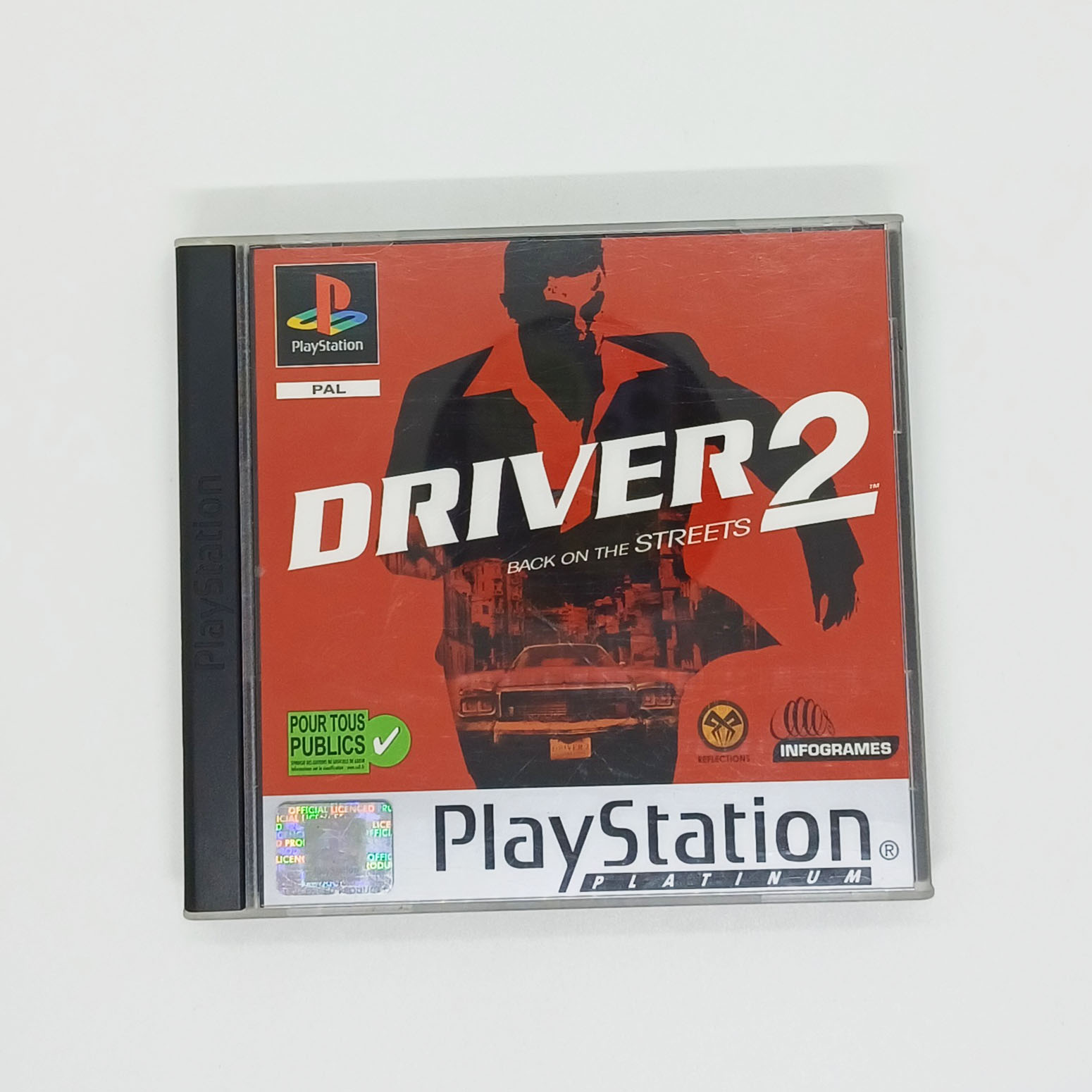 PS1 - Driver 2 (Platinum) - Exclu web – Matos and Games