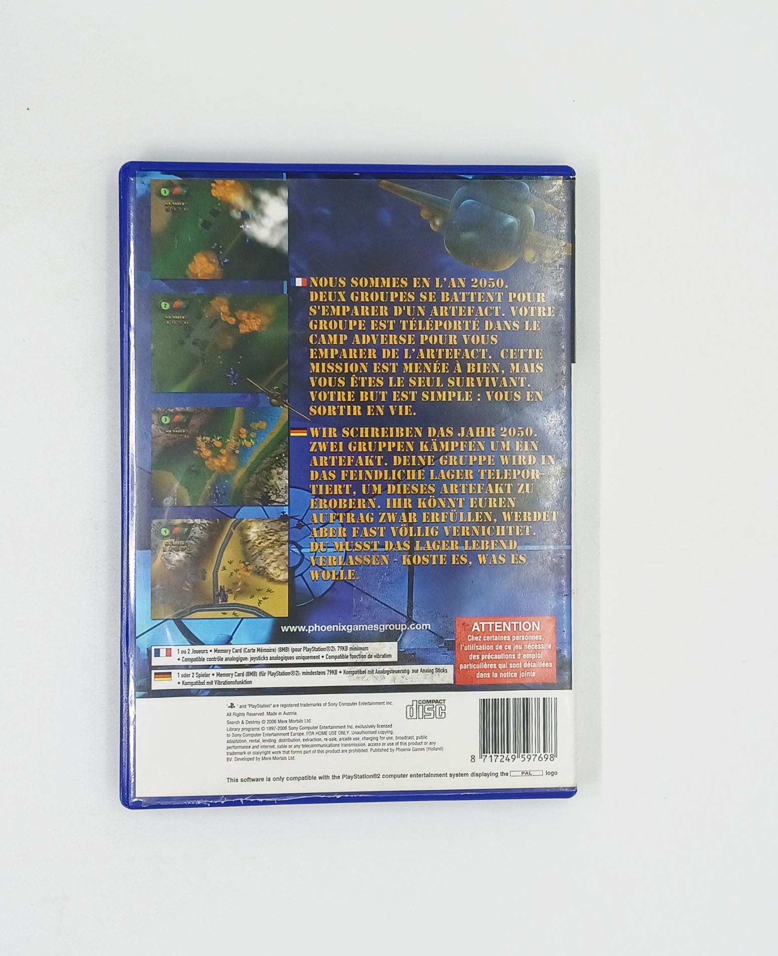PS2 - Carte mémoire bleue transparente - Exclu web – Matos and Games